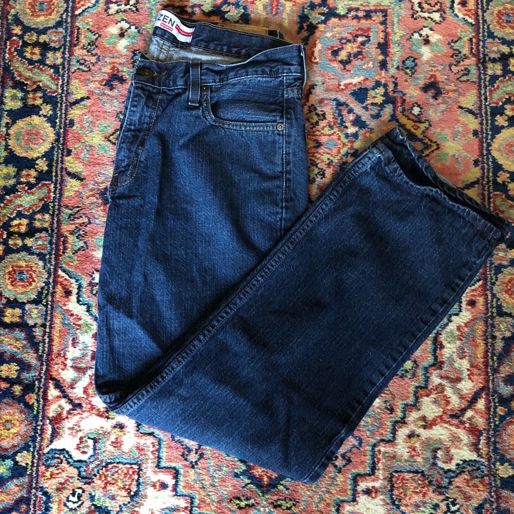 Men’s Denizen Levi’s 281 Straight Fit Dark Jeans
